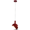 Suspension filaire 1xE14/60W/230V rouge