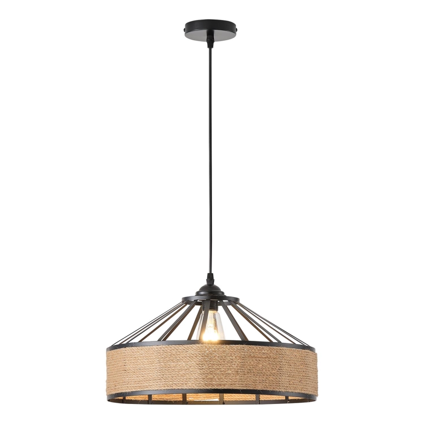 Suspension filaire 1xE27/15W/230V beige
