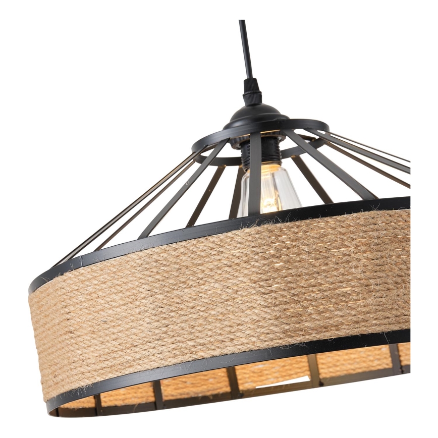 Suspension filaire 1xE27/15W/230V beige