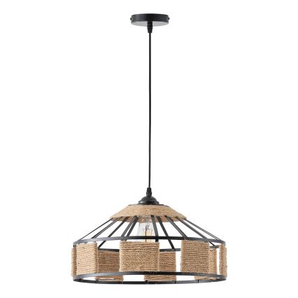 Suspension filaire 1xE27/15W/230V beige
