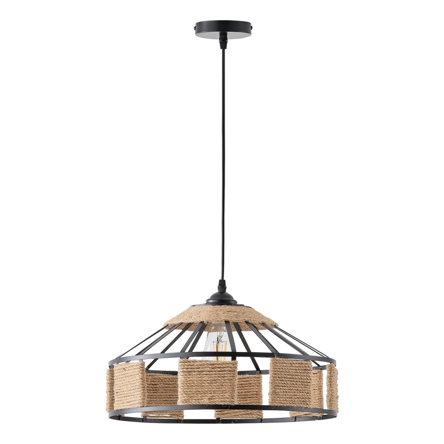 Suspension filaire 1xE27/15W/230V beige
