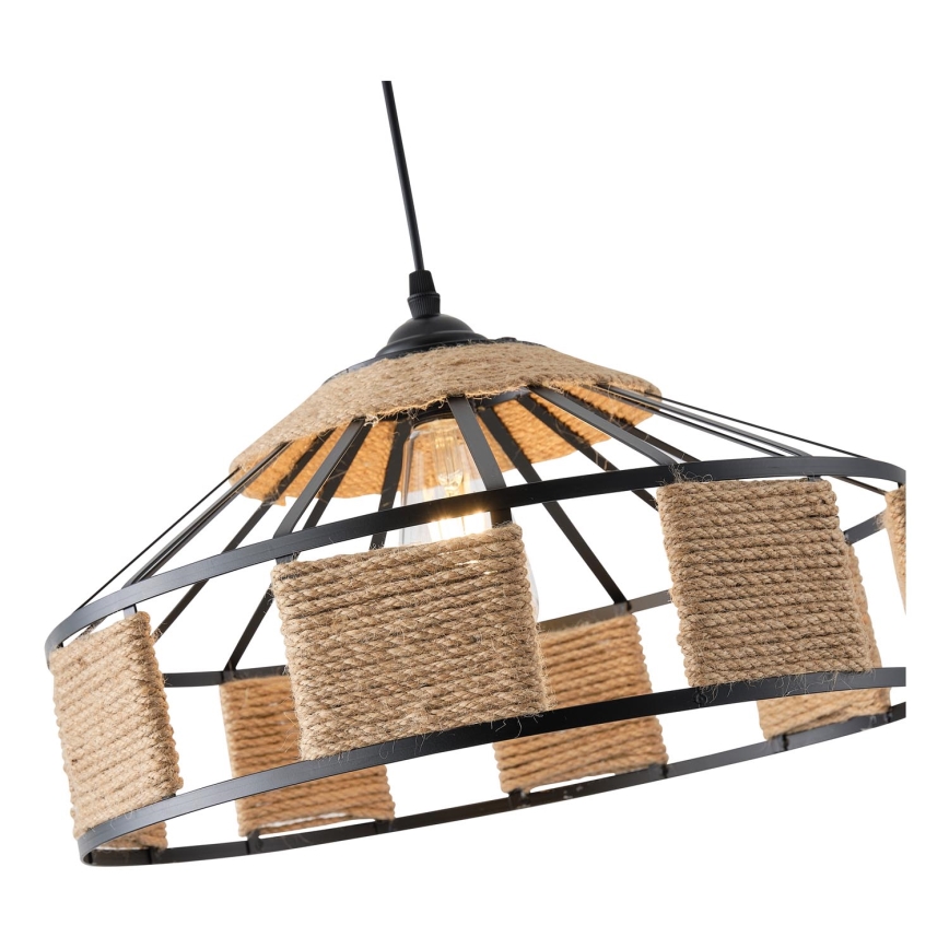 Suspension filaire 1xE27/15W/230V beige