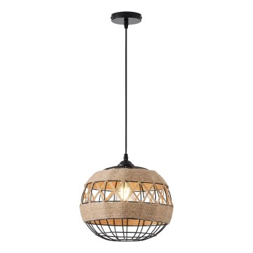 Suspension filaire 1xE27/15W/230V beige