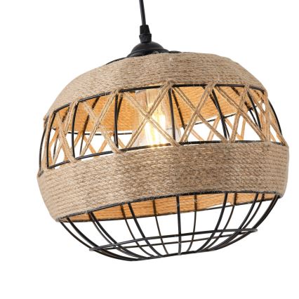 Suspension filaire 1xE27/15W/230V beige