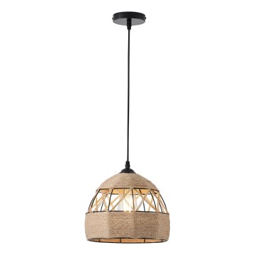 Suspension filaire 1xE27/15W/230V beige