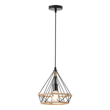 Suspension filaire 1xE27/15W/230V beige