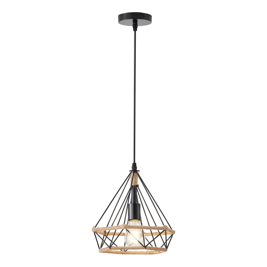 Suspension filaire 1xE27/15W/230V beige