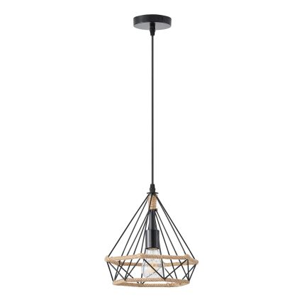 Suspension filaire 1xE27/15W/230V beige