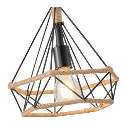 Suspension filaire 1xE27/15W/230V beige
