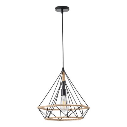 Suspension filaire 1xE27/15W/230V beige