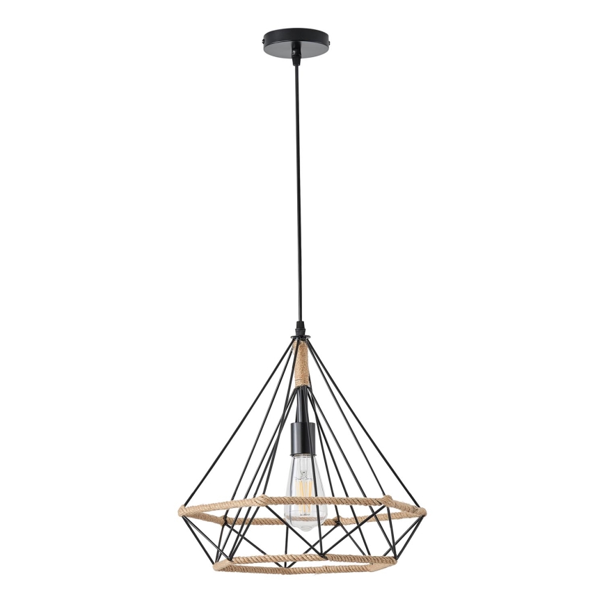 Suspension filaire 1xE27/15W/230V beige