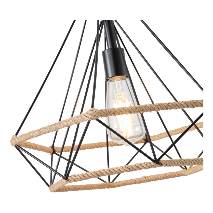 Suspension filaire 1xE27/15W/230V beige