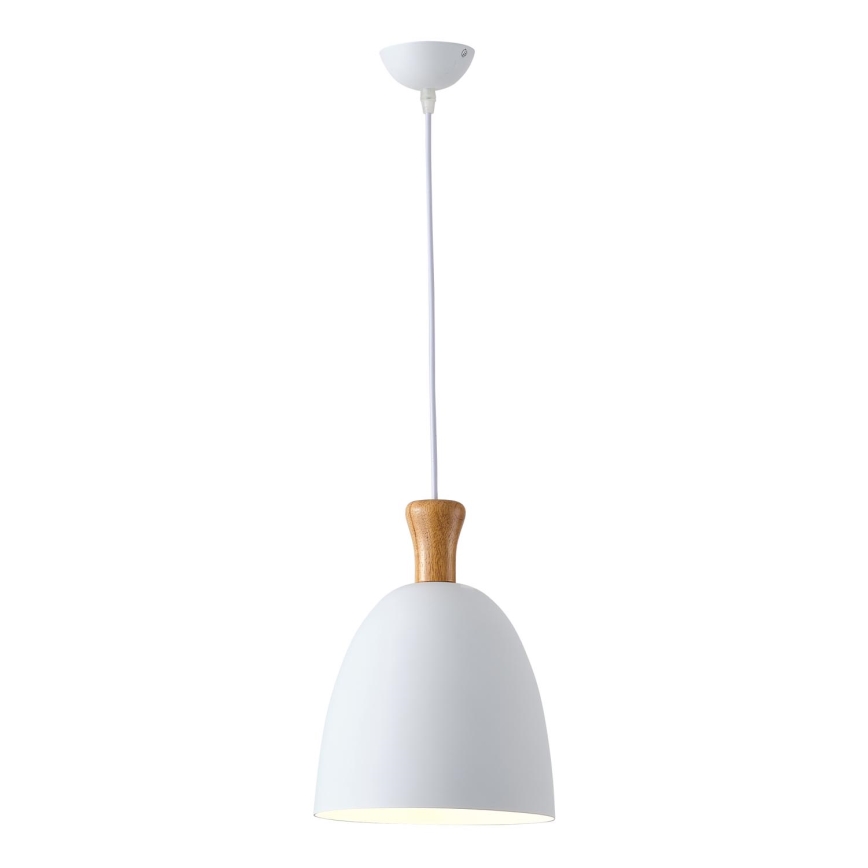 Suspension filaire 1xE27/15W/230V blanc d. 23 cm