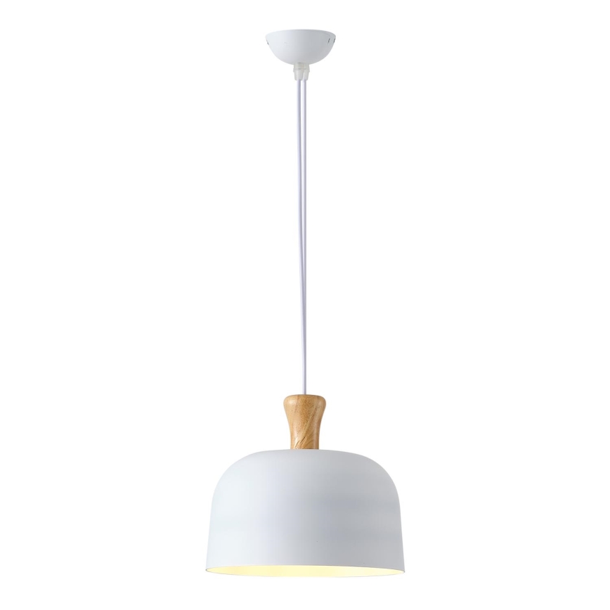 Suspension filaire 1xE27/15W/230V blanc d. 27 cm