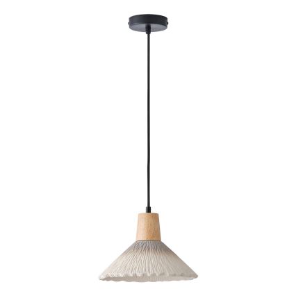 Suspension filaire 1xE27/15W/230V crème