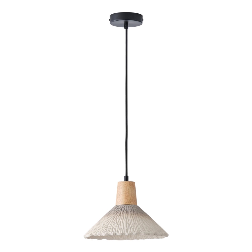 Suspension filaire 1xE27/15W/230V crème