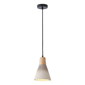 Suspension filaire 1xE27/15W/230V crème