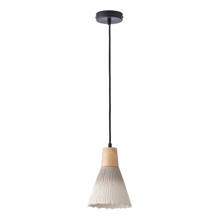 Suspension filaire 1xE27/15W/230V crème