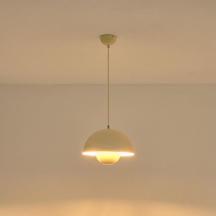 Suspension filaire 1xE27/15W/230V crème