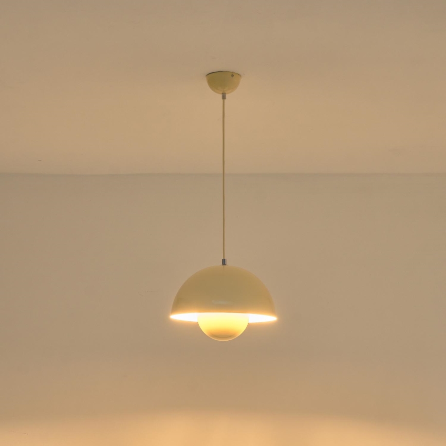 Suspension filaire 1xE27/15W/230V crème