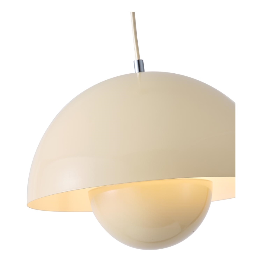 Suspension filaire 1xE27/15W/230V crème