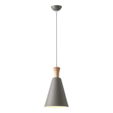 Suspension filaire 1xE27/15W/230V gris d. 20 cm