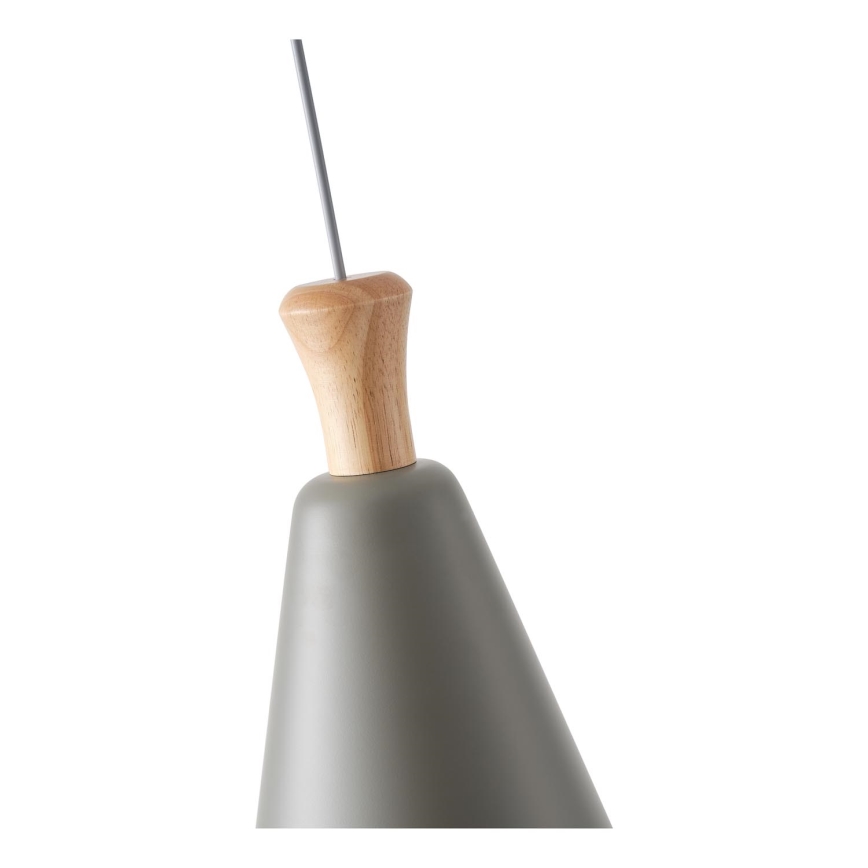 Suspension filaire 1xE27/15W/230V gris d. 20 cm
