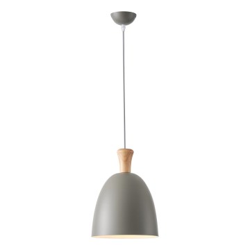Suspension filaire 1xE27/15W/230V gris d. 23 cm