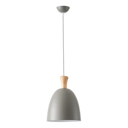 Suspension filaire 1xE27/15W/230V gris d. 23 cm