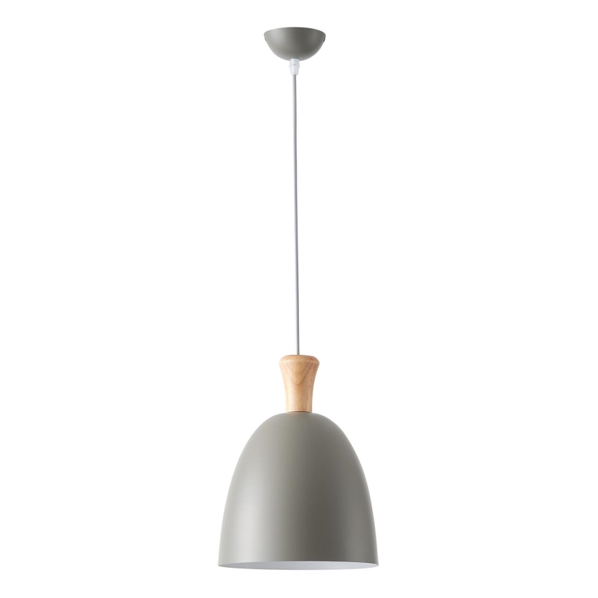 Suspension filaire 1xE27/15W/230V gris d. 23 cm