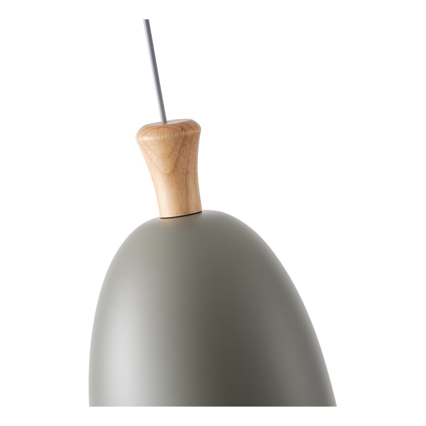 Suspension filaire 1xE27/15W/230V gris d. 23 cm