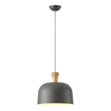 Suspension filaire 1xE27/15W/230V gris d. 27 cm