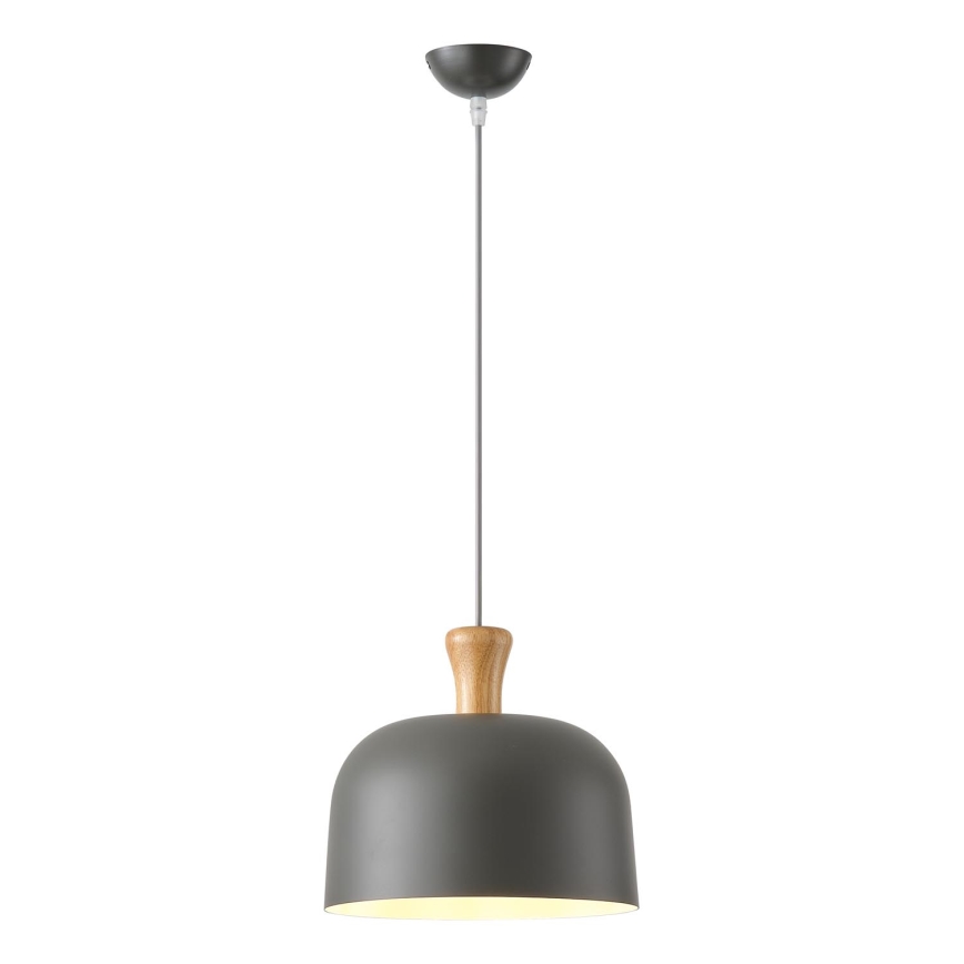 Suspension filaire 1xE27/15W/230V gris d. 27 cm