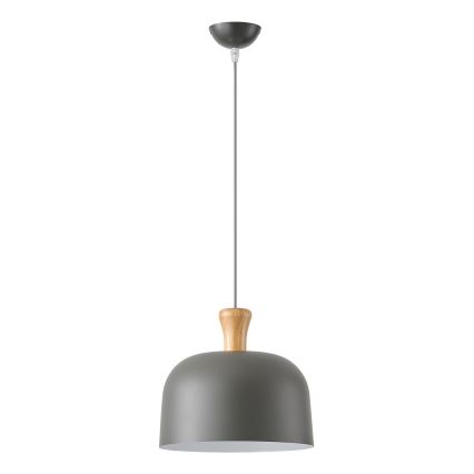 Suspension filaire 1xE27/15W/230V gris d. 27 cm