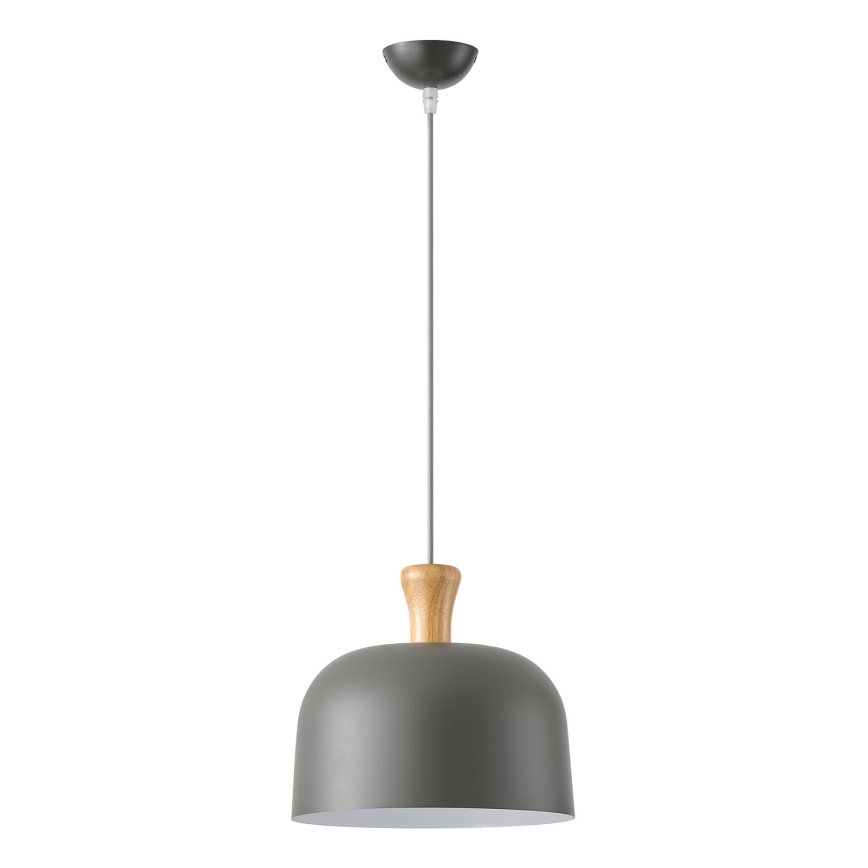 Suspension filaire 1xE27/15W/230V gris d. 27 cm