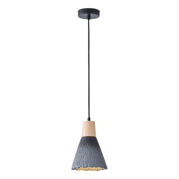 Suspension filaire 1xE27/15W/230V gris
