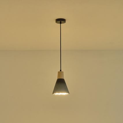 Suspension filaire 1xE27/15W/230V gris