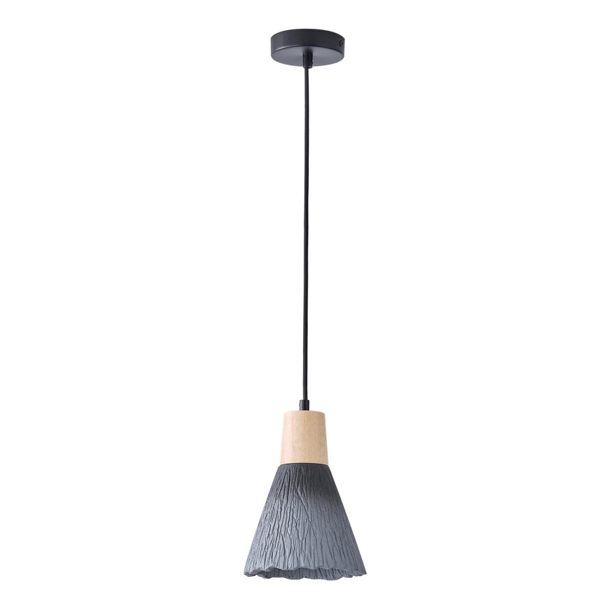 Suspension filaire 1xE27/15W/230V gris