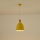Suspension filaire 1xE27/15W/230V jaune d. 23 cm