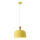 Suspension filaire 1xE27/15W/230V jaune pr. 27 cm