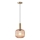Suspension filaire 1xE27/15W/230V marron d. 20 cm