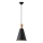 Suspension filaire 1xE27/15W/230V noir d. 20 cm