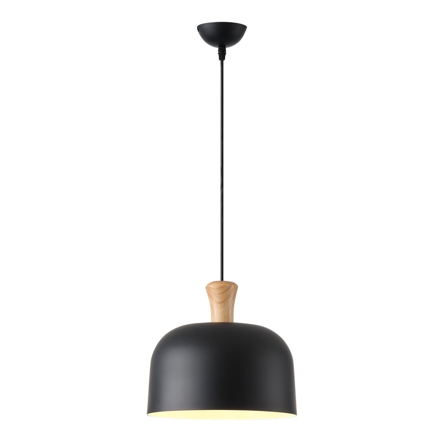 Suspension filaire 1xE27/15W/230V noir d. 27 cm
