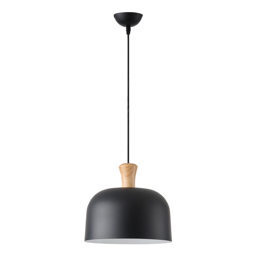 Suspension filaire 1xE27/15W/230V noir d. 27 cm
