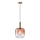 Suspension filaire 1xE27/15W/230V rouge/fumé d. 20 cm