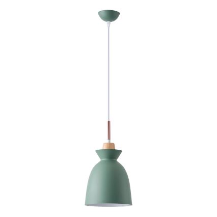 Suspension filaire 1xE27/15W/230V vert d. 19,5 cm
