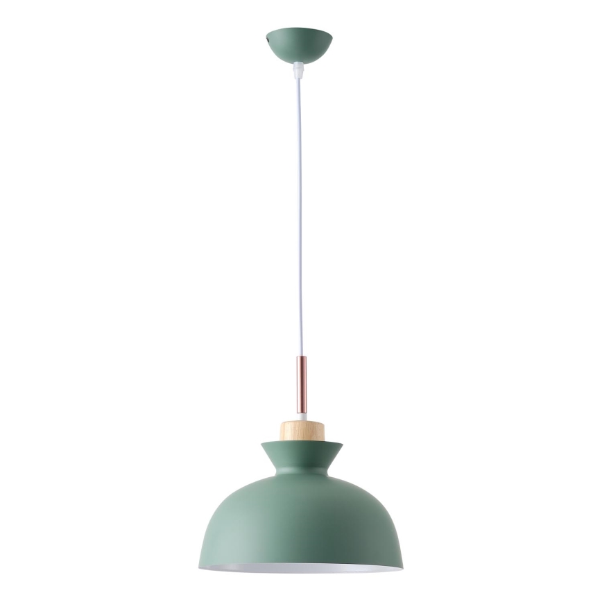 Suspension filaire 1xE27/15W/230V vert d. 28 cm