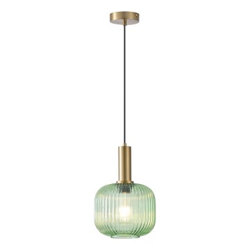 Suspension filaire 1xE27/15W/230V vert pr. 20 cm