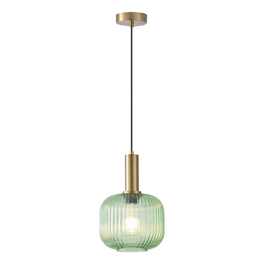 Suspension filaire 1xE27/15W/230V vert pr. 20 cm
