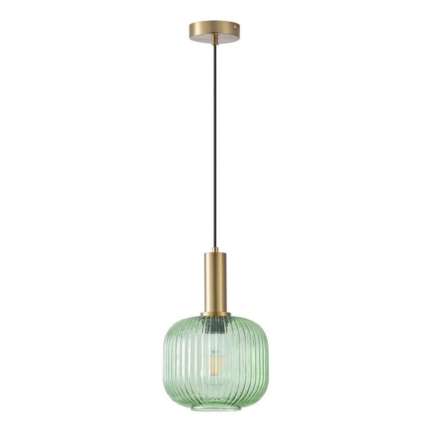 Suspension filaire 1xE27/15W/230V vert pr. 20 cm